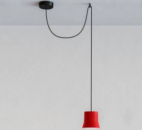 Светильник  потолочный подвесной (Люстра) Artemide Gio light, gio-light-decentrata-red