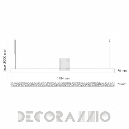 Светильник потолочный подвесной (Люстра) Artemide Calipso - 0224010A