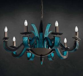 Светильник  потолочный подвесной (Люстра) Euroluce Argo, ArL8BlN