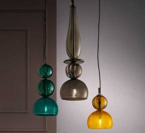 Светильник  потолочный подвесной (Люстра) Euroluce Yncanto, yncanto-S-amber