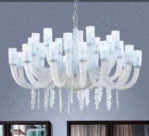 Светильник  потолочный подвесной (Люстра) Euroluce Iceberg, iceberg-L12+6+6