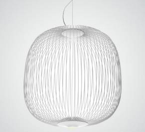 Светильник  потолочный подвесной (Люстра) Foscarini Spokes, spokes-2-suspension-white