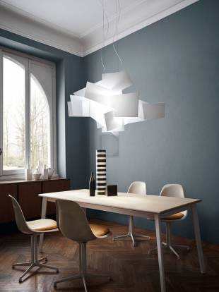 Светильник  потолочный подвесной (Люстра) Foscarini Big Bang - big-bang-suspension-white