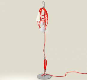 Светильник  напольный (Торшер) Foscarini Filo, filo-floor-eastern-coral