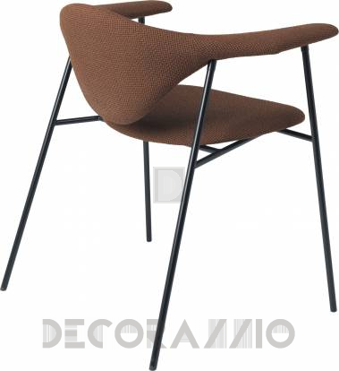 Кресло Gubi Masculo Dining Chair - Black_Colline-568