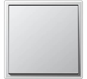 Выключатель одинарный Jung LS, LS_990_Metal_1