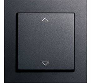 Выключатель одинарный Gira E2, Gira_blind_control_button_Standard_2