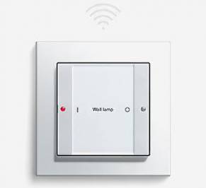 Выключатель одинарный Gira E2, Gira_eNet_wireless_wall_transmitter