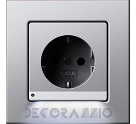 Розетка электрическая Gira E2 - Gira_SCHUKO_socket_outlet_with-LED_orientation_light_1