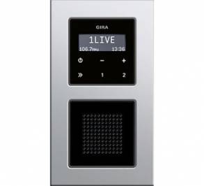 Выключатель одинарный Gira E2, Gira_RDS_flush-mounted_radio_3