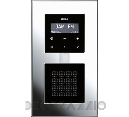 Выключатель одинарный Gira E2 - Gira_RDS_flush-mounted_radio_4