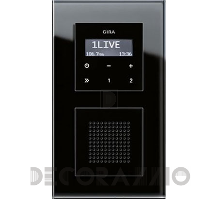 Выключатель одинарный Gira E2 - Gira_RDS_flush-mounted_radio_5