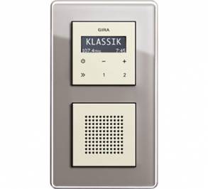 Выключатель одинарный Gira E2, Gira_RDS_flush-mounted_radio_6