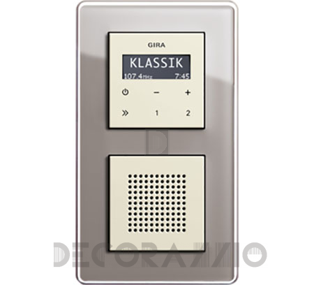 Выключатель одинарный Gira E2 - Gira_RDS_flush-mounted_radio_6