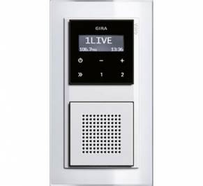Выключатель одинарный Gira E2, Gira_RDS_flush-mounted_radio_7