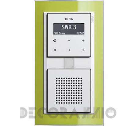 Выключатель одинарный Gira E2 - Gira_RDS_flush-mounted_radio_8