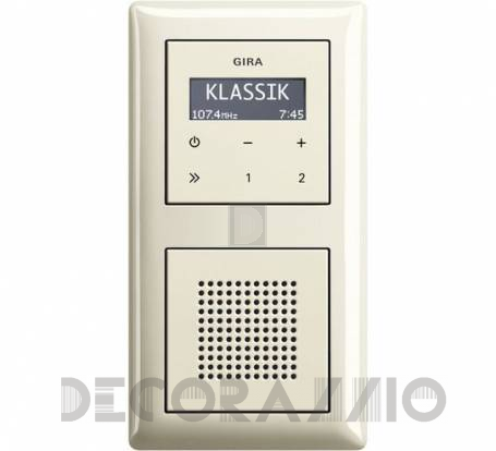 Выключатель одинарный Gira E2 - Gira_RDS_flush-mounted_radio_10