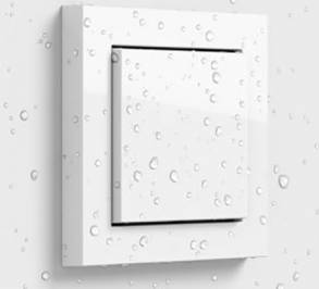 Выключатель одинарный Gira E2, Gira_water-protected_pushbutton_IP_44