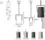 Светильник  потолочный подвесной (Люстра) Diesel Living with Foscarini Fork - LI0472 25 E