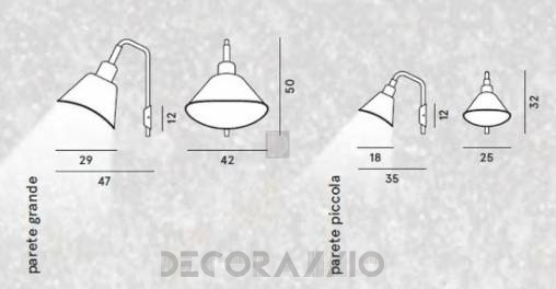 Светильник  настенный накладной (Бра) Diesel Living with Foscarini Smash - LI4152 52 E