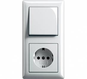 Выключатель одинарный Gira Standard 55, Standard_55_4