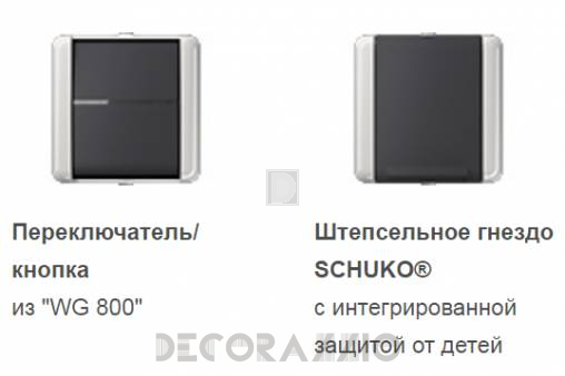 Выключатель одинарный Jung WG - WG_800_1
