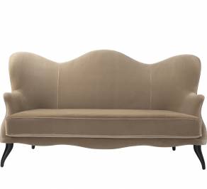 Диван Gubi Gubi Olsen Collection, BlackStainedBeech_GubiVelvet-208