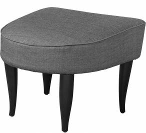 Оттоманка Gubi Paradiset Collection, AdamEva_BlackStainedWood_KvadratRemix2