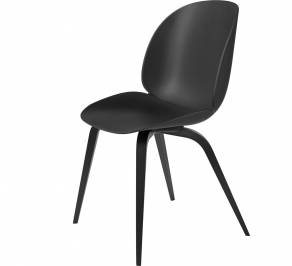 Стул Gubi Beetle Dining Chair, Unupholstered_BlackStainedBeech_Black