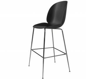 Стул барный Gubi Beetle Counter Chair, 75_BlackChrome_Black