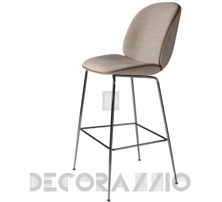Стул барный Gubi Beetle Counter Chair - BlackChrome_Remix242