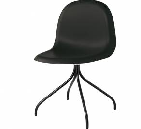 Кресло офисное Gubi 3D Meeting Chair, 3D_Swivel_Black_Hirek_Black