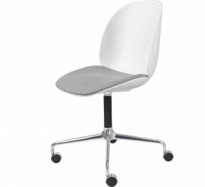 Кресло офисное Gubi Beetle Meeting Chair, 4StarCastors_Alu_Backhausen-Korb