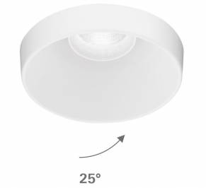 Светильник  потолочный врезной (Светильник точечный) Intra Lighting Pipes R, 13054071101