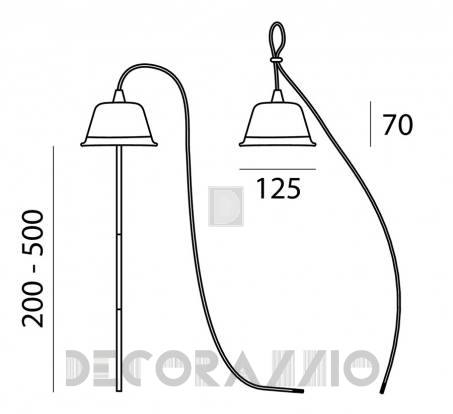 Светильник потолочный/настольный (Светильник) Linea Light Bulbo - 8010