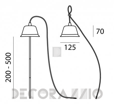 Светильник потолочный/настольный (Светильник) Linea Light Bulbo - 8010