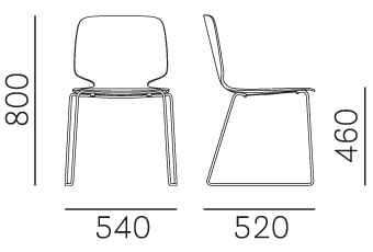 Стул Pedrali Babila - 2720