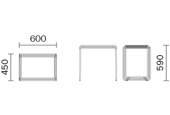 Приставной столик Pedrali Set Pocket - 5800