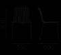 Стул Pedrali Nolita - 3651_AR500