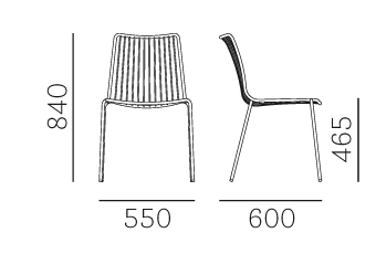 Стул Pedrali Nolita - 3651_AR500