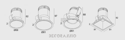 Светильник точечный Delta Light PARTOU -
