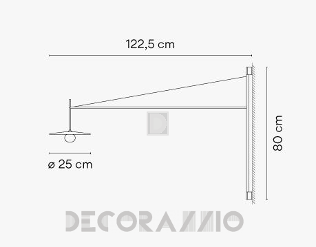 Светильник  настенный настенный (Бра) Vibia Tempo - 5757