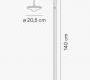 Светильник  настенный настенный (Бра) Vibia Tempo - 5767