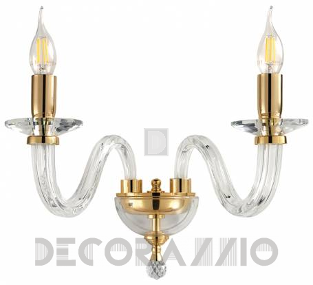 Светильник  настенный накладной (Бра) Ondaluce Ravel - AP.RAVEL/2-ORO