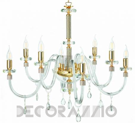 Светильник потолочный подвесной (Люстра) Ondaluce Dido - LP.DIDO/8-ORO
