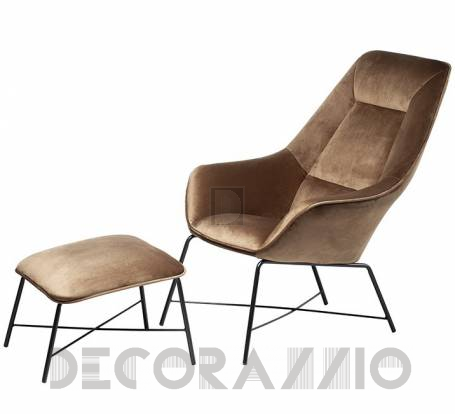RGE Adele armchair with foot stool - 116000