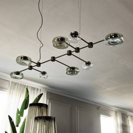 Светильник  потолочный/настенный подвесной/настенный (Люстра) Cattelan Italia Circuit, Circuit GFM11 - Satin Nickel