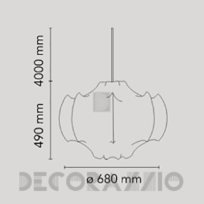 Светильник  потолочный подвесной (Люстра) Flos Viscontea - F8001009