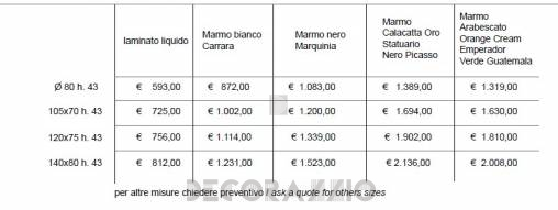 Стол Sigerico ART. E/56/O TABLE