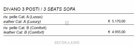 Диван трехместный Sigerico ART. E/75/D-3 SOFA